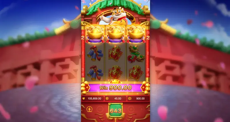 Fortune Tiger Wild — tigre dourado expandido nos rolos do slot